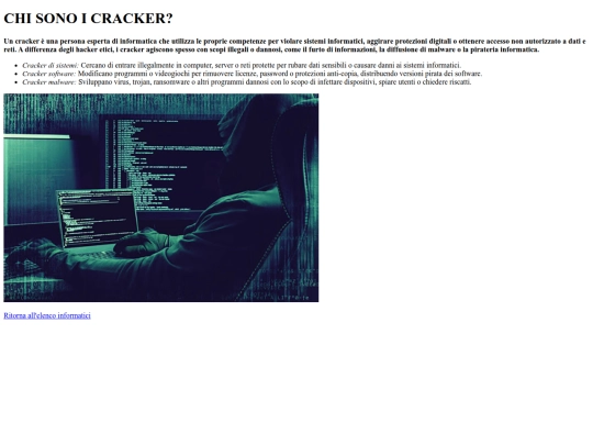 PAGINE/cracker screenshot