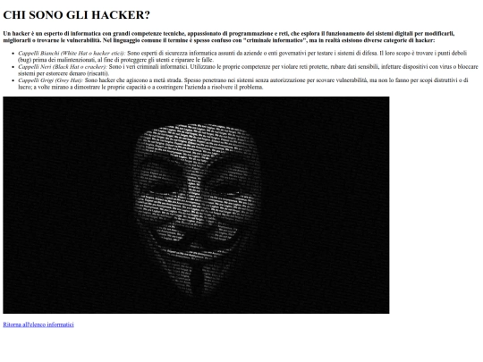 PAGINE/hacker screenshot