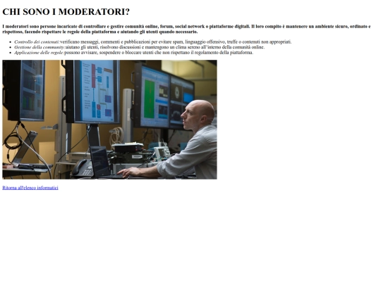 PAGINE/moderatori screenshot