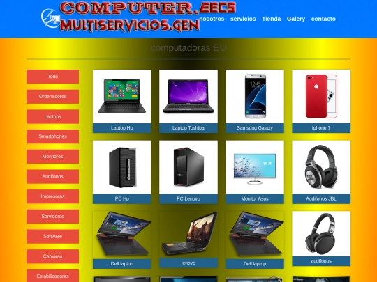 pagina web grupal/Tienda screenshot