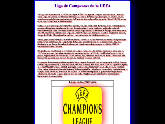 html/Liga de Campeones de la UEFA screenshot