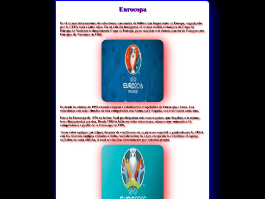 html/eurocopa screenshot