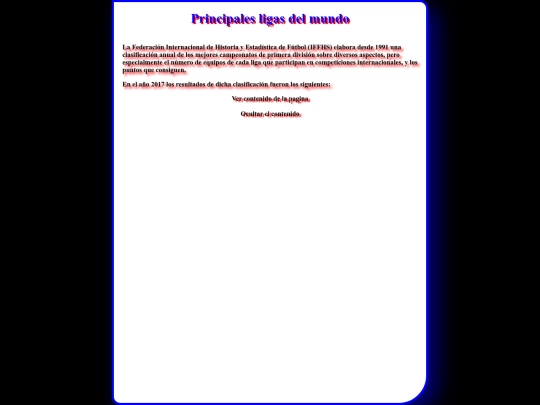 html/principalesligasdelmundo screenshot