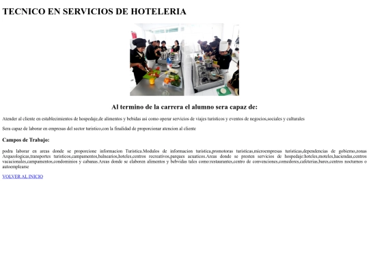 PAGINACECYTEN/hoteleria screenshot