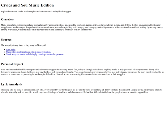MusicProject screenshot