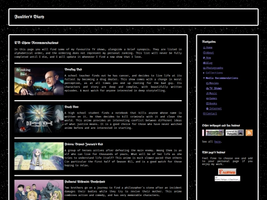 media/shows screenshot