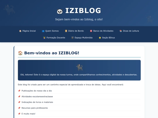 iziblog screenshot