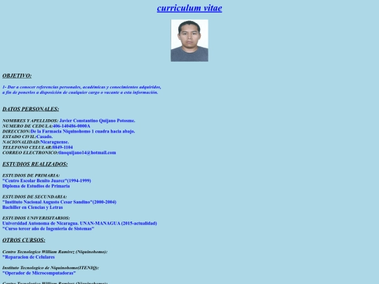 index screenshot
