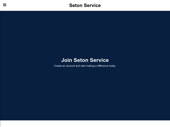 signup screenshot