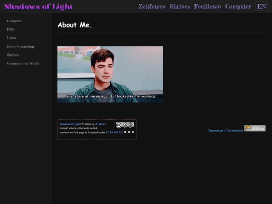 de/aboutme screenshot