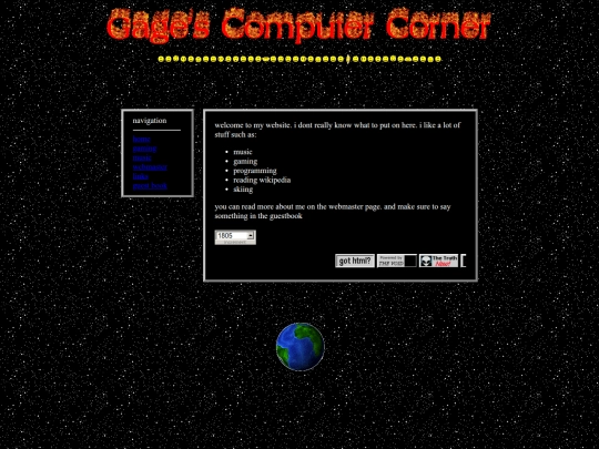 index screenshot