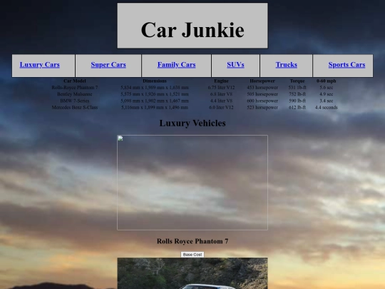 LuxuryCars screenshot