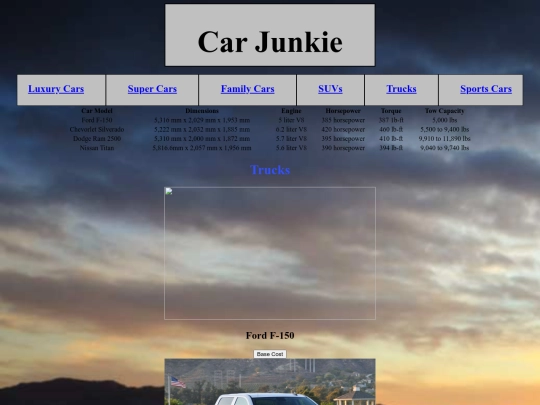 Trucks screenshot
