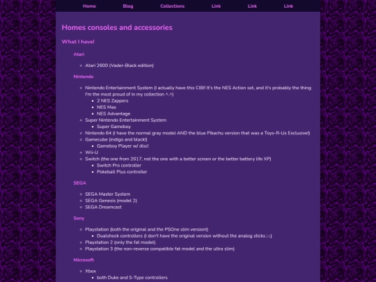 Collections/home-consoles screenshot