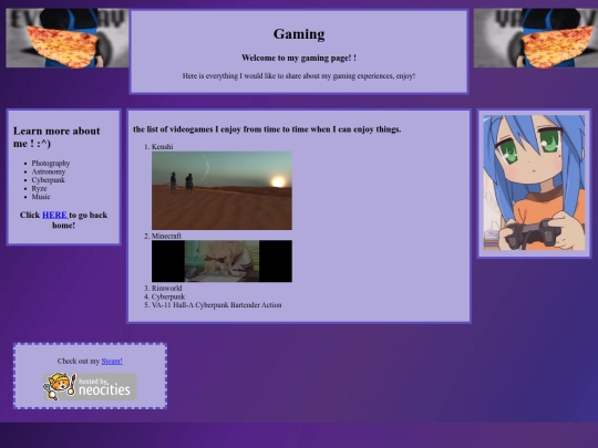 games screenshot