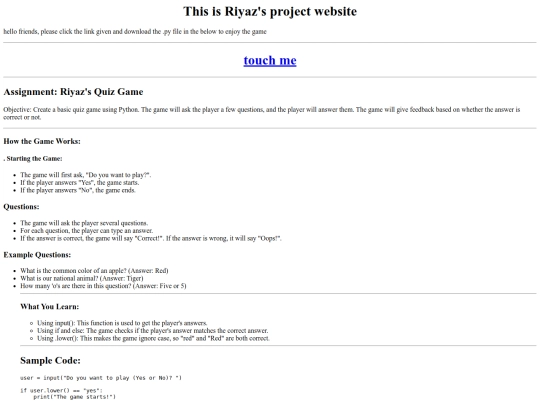 index screenshot