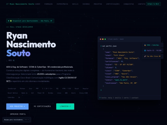 ryan_portfolio screenshot
