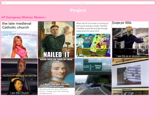 Projects screenshot