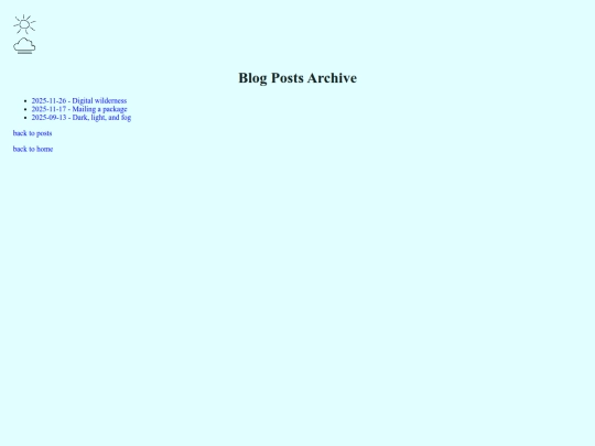 posts/archive screenshot