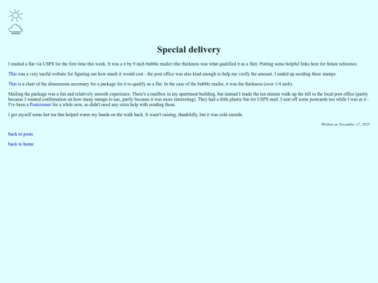 posts/special-delivery screenshot
