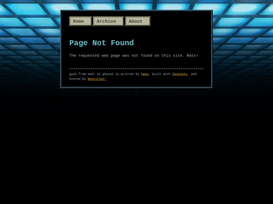 not_found screenshot