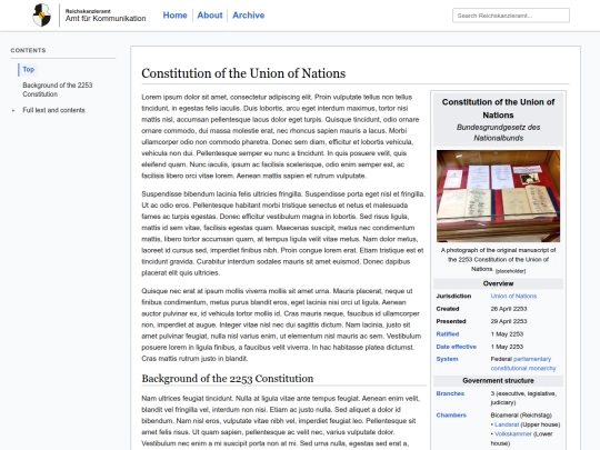 Archive/Legis/Concordia/Constitution screenshot