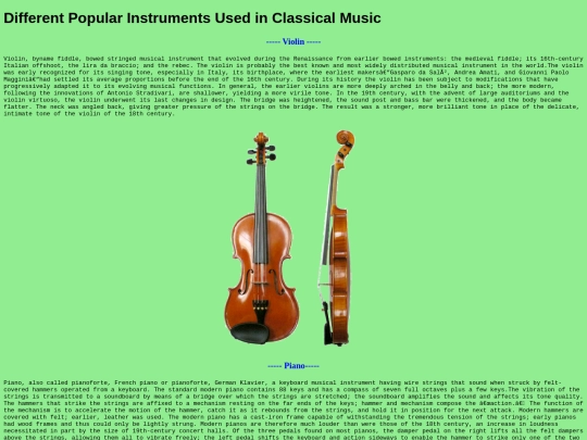 instruments screenshot