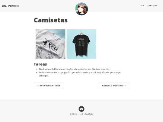 post/camisetas screenshot