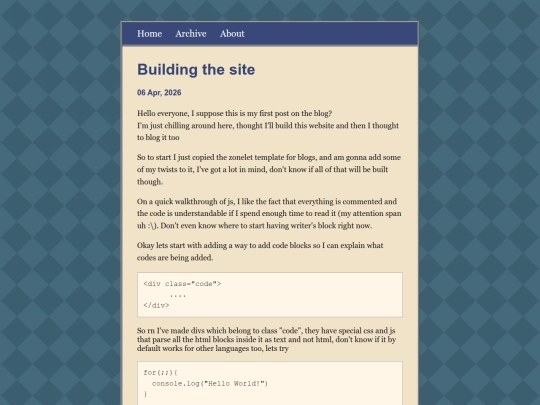 posts/2026-04-06-Building-the-site screenshot