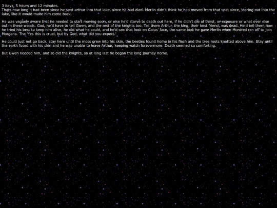 fanfic archive/merlinbbc/ihopethispainsjustpassingthrough screenshot