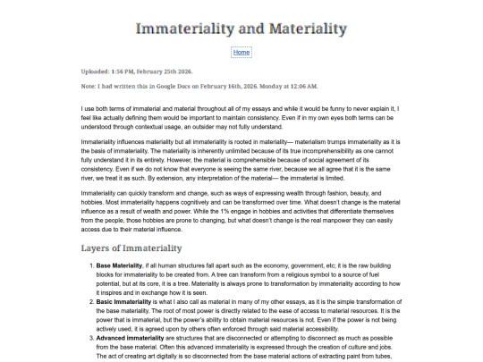 Essay Entries/MaterialandImmaterial screenshot