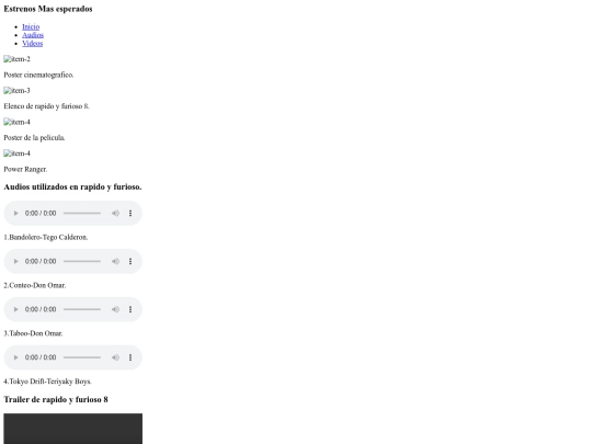 index screenshot