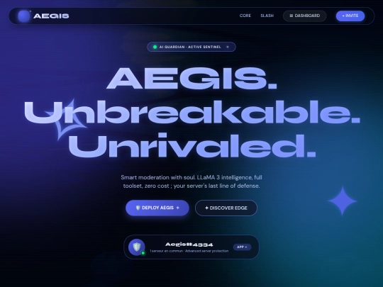 aegis screenshot