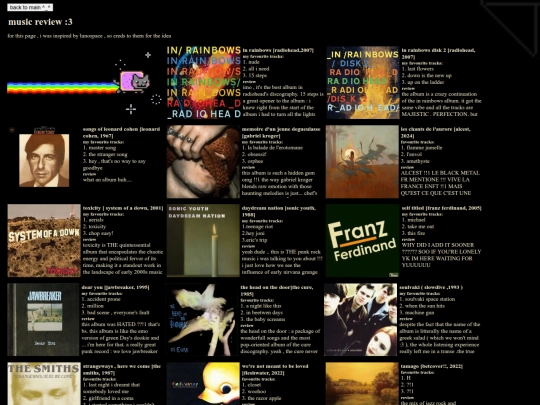 music.review screenshot