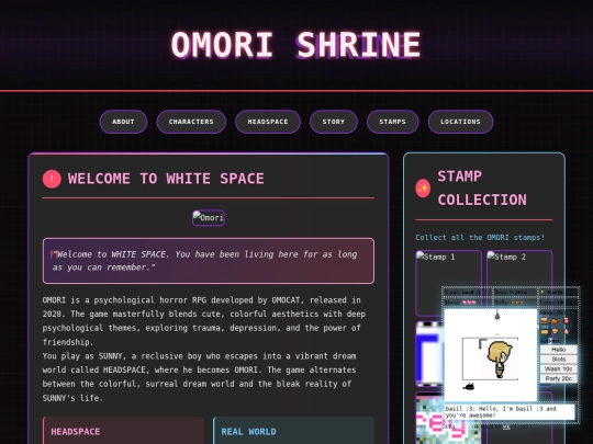 omorishrine screenshot