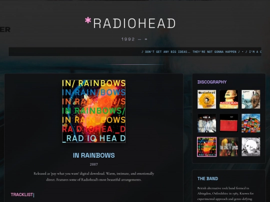 radioheadtest screenshot