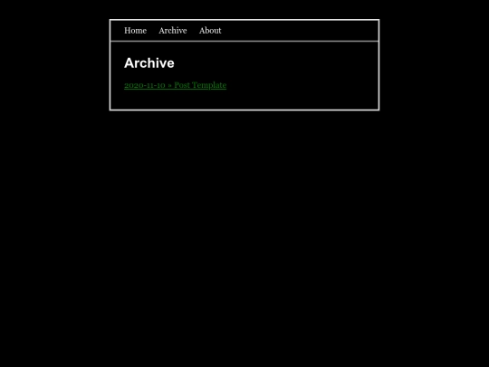 archive screenshot