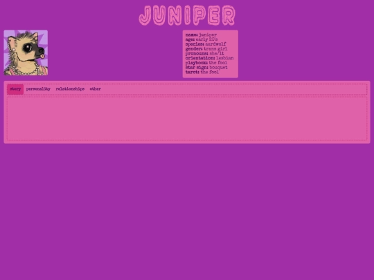 IFRAMES/myocs/wanderhome/juniper/juniper screenshot