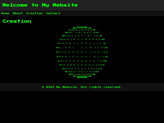 creation screenshot