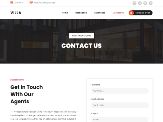 contact screenshot