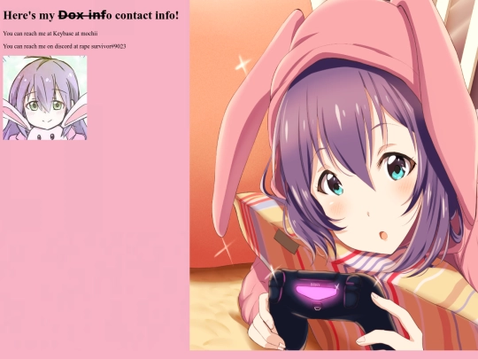contact screenshot