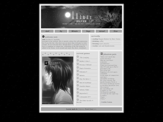 index screenshot