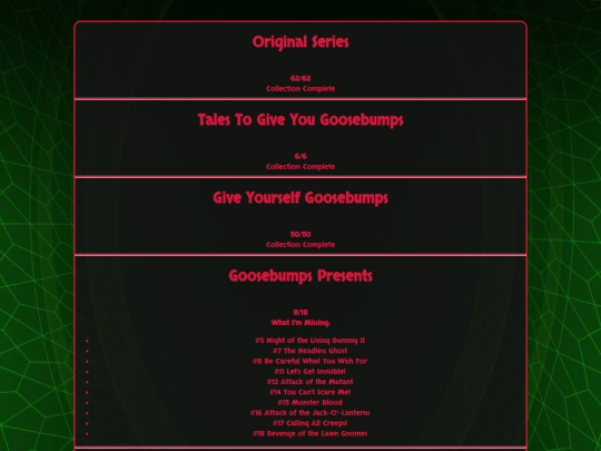collection screenshot