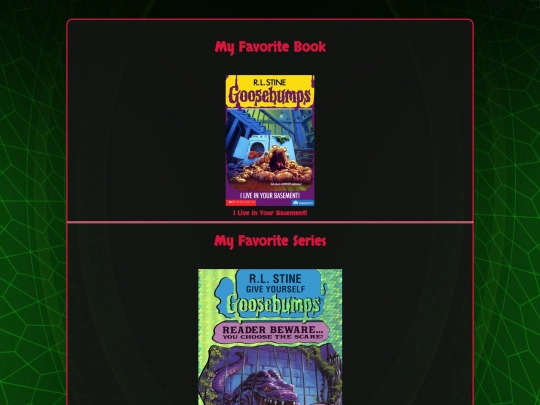 favorites screenshot