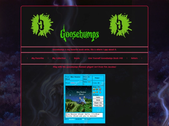goosebumpsshrine screenshot