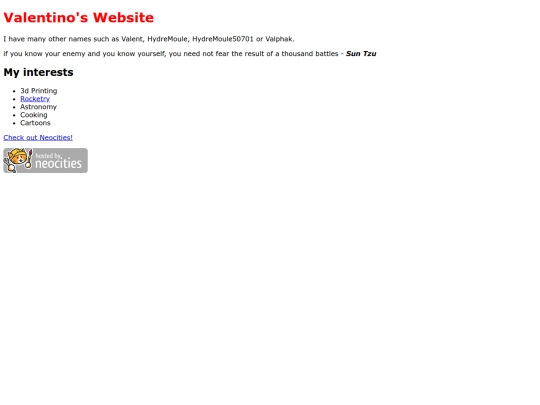 index screenshot