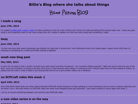 blog screenshot