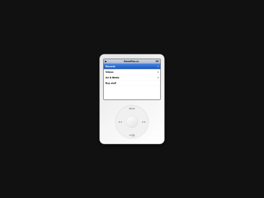 iPod screenshot