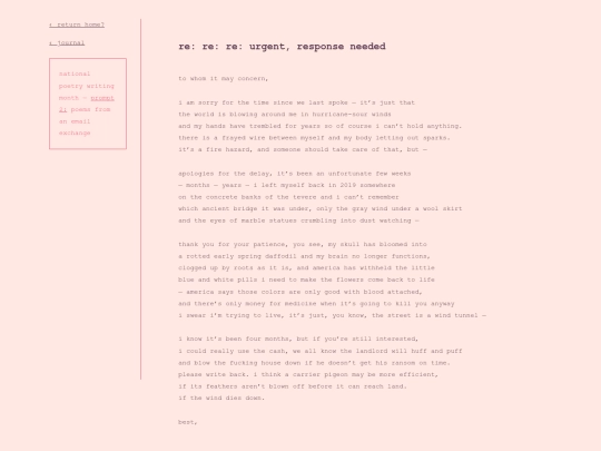 journal/magnets/email screenshot