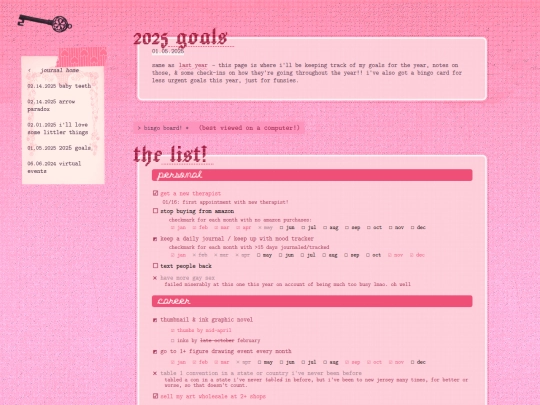 journal/notes/2025 screenshot